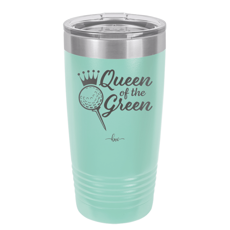 Queen of the Green Woman Golf 4 - Laser Engraved Stainless Steel Drinkware - 1675 -