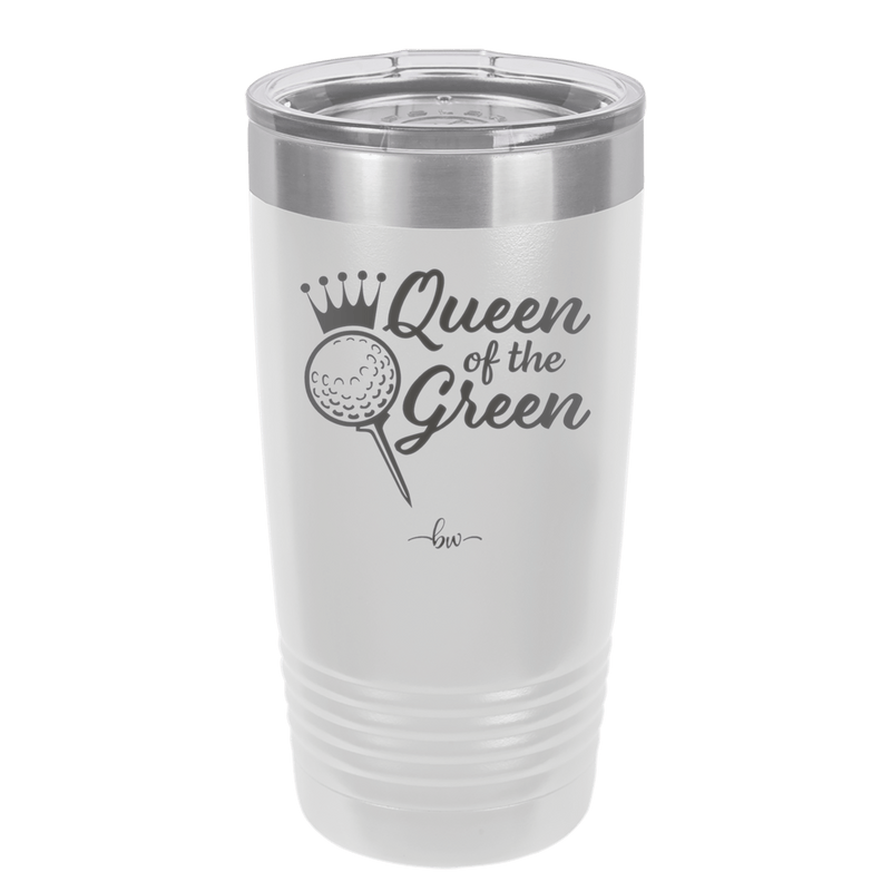 Queen of the Green Woman Golf 4 - Laser Engraved Stainless Steel Drinkware - 1675 -