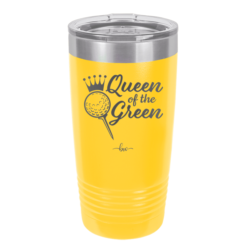 Queen of the Green Woman Golf 4 - Laser Engraved Stainless Steel Drinkware - 1675 -