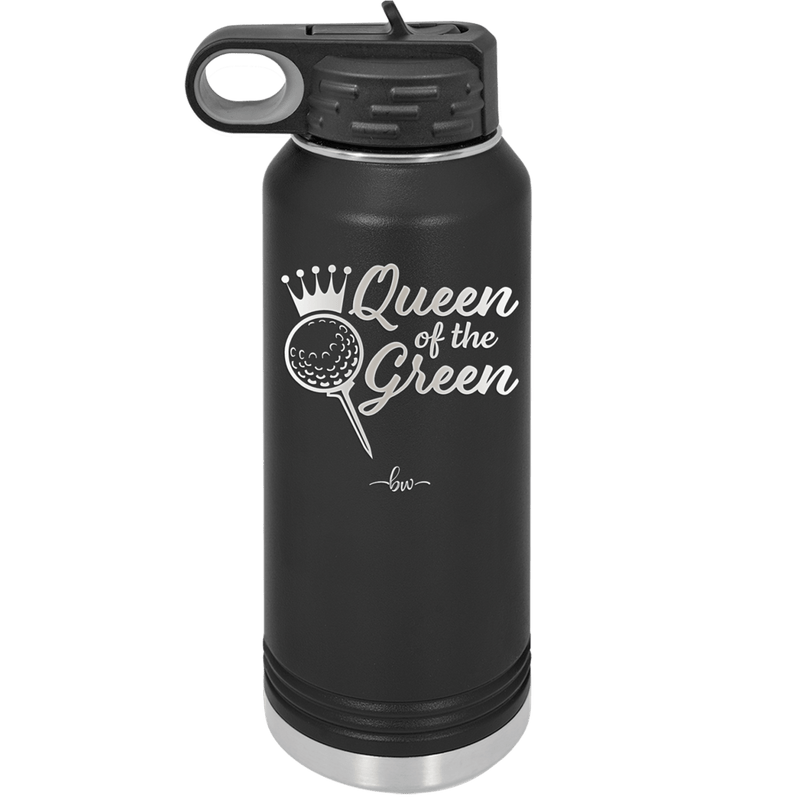 Queen of the Green Woman Golf 4 - Laser Engraved Stainless Steel Drinkware - 1675 -