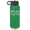 Queen of the Green Woman Golf 4 - Laser Engraved Stainless Steel Drinkware - 1675 -