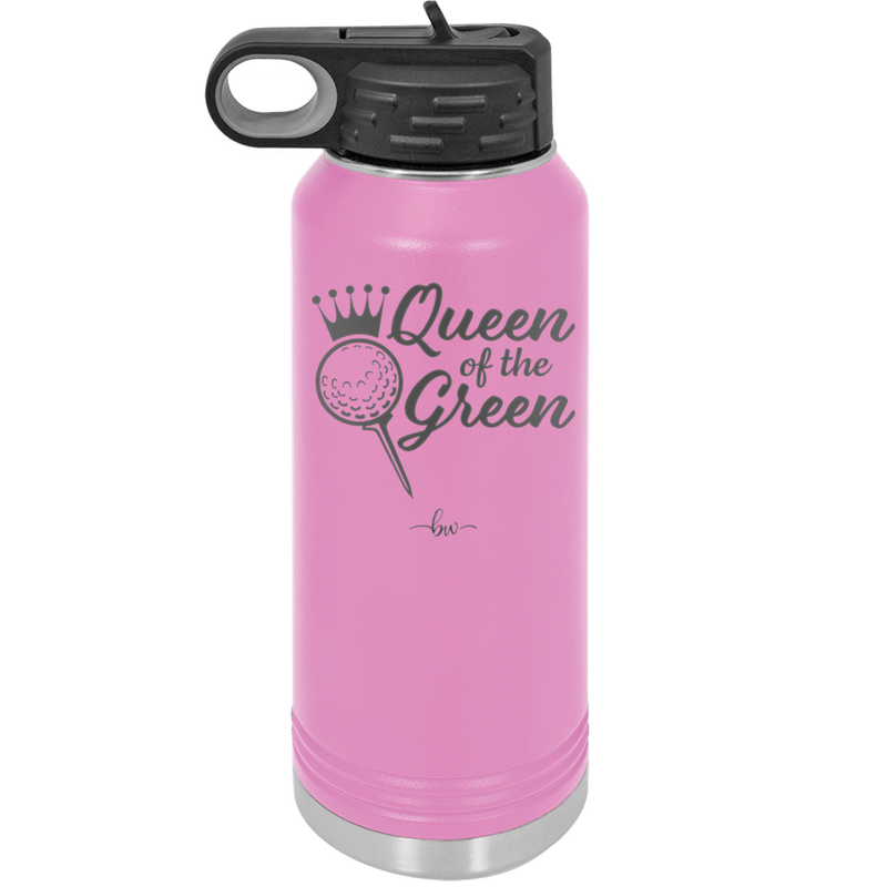 Queen of the Green Woman Golf 4 - Laser Engraved Stainless Steel Drinkware - 1675 -