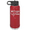 Queen of the Green Woman Golf 4 - Laser Engraved Stainless Steel Drinkware - 1675 -