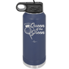 Queen of the Green Woman Golf 4 - Laser Engraved Stainless Steel Drinkware - 1675 -