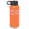 Queen of the Green Woman Golf 4 - Laser Engraved Stainless Steel Drinkware - 1675 -