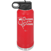 Queen of the Green Woman Golf 4 - Laser Engraved Stainless Steel Drinkware - 1675 -