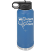 Queen of the Green Woman Golf 4 - Laser Engraved Stainless Steel Drinkware - 1675 -