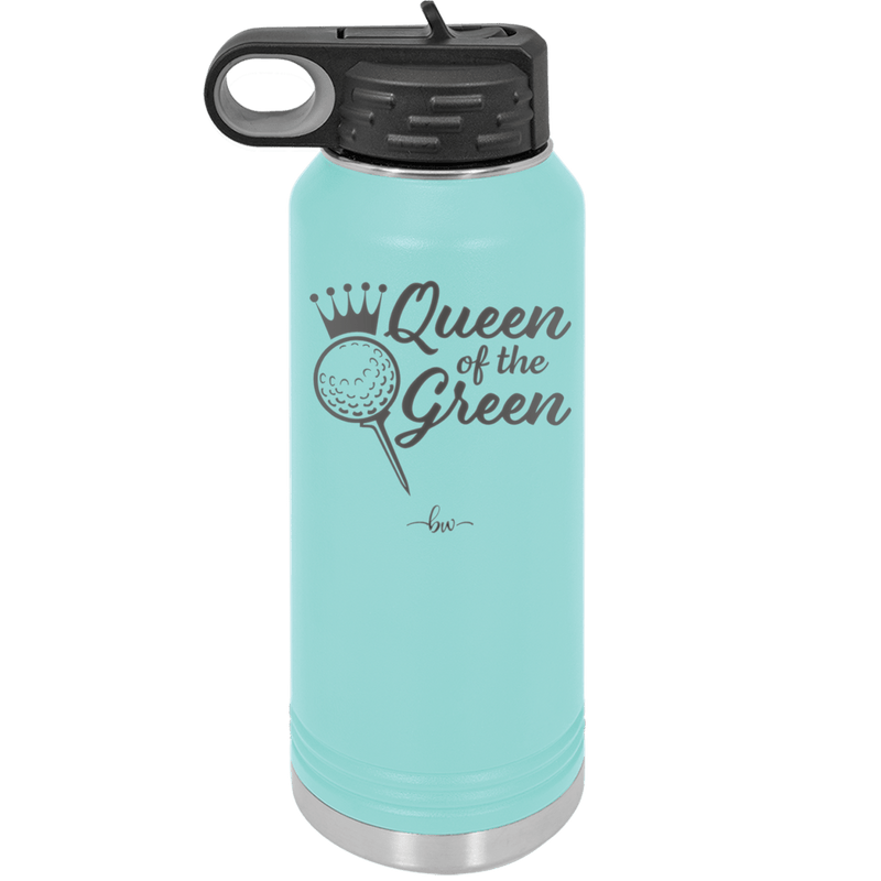 Queen of the Green Woman Golf 4 - Laser Engraved Stainless Steel Drinkware - 1675 -