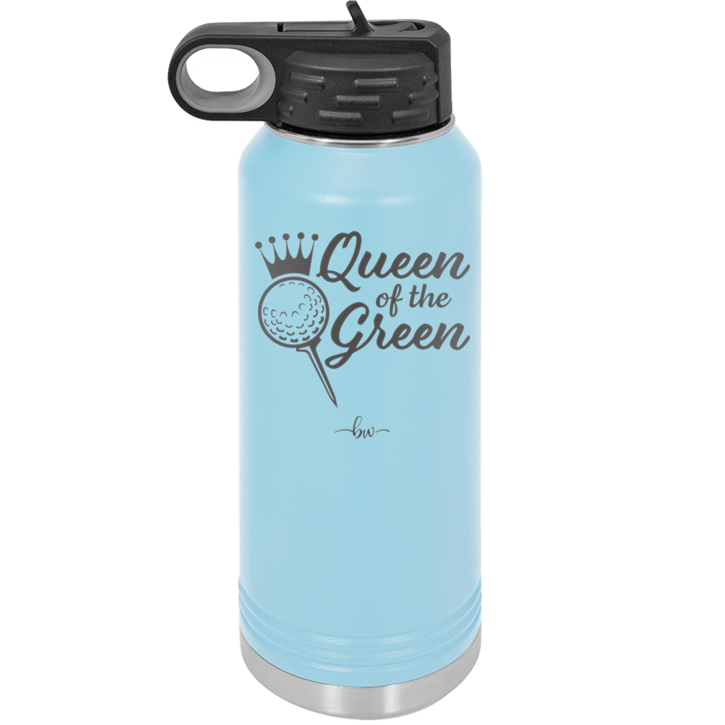 Queen of the Green Woman Golf 4 - Laser Engraved Stainless Steel Drinkware - 1675 -