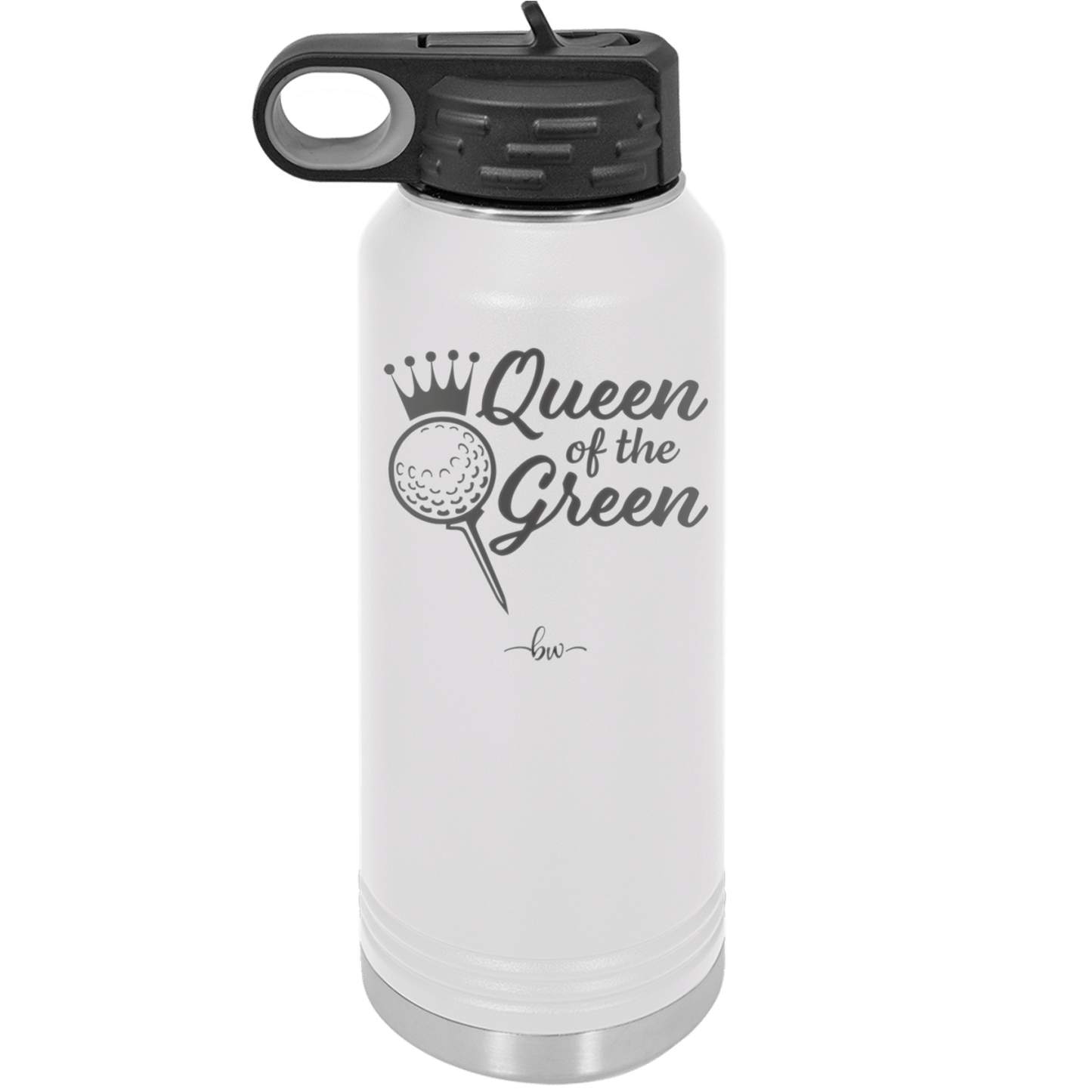 Queen of the Green Woman Golf 4 - Laser Engraved Stainless Steel Drinkware - 1675 -