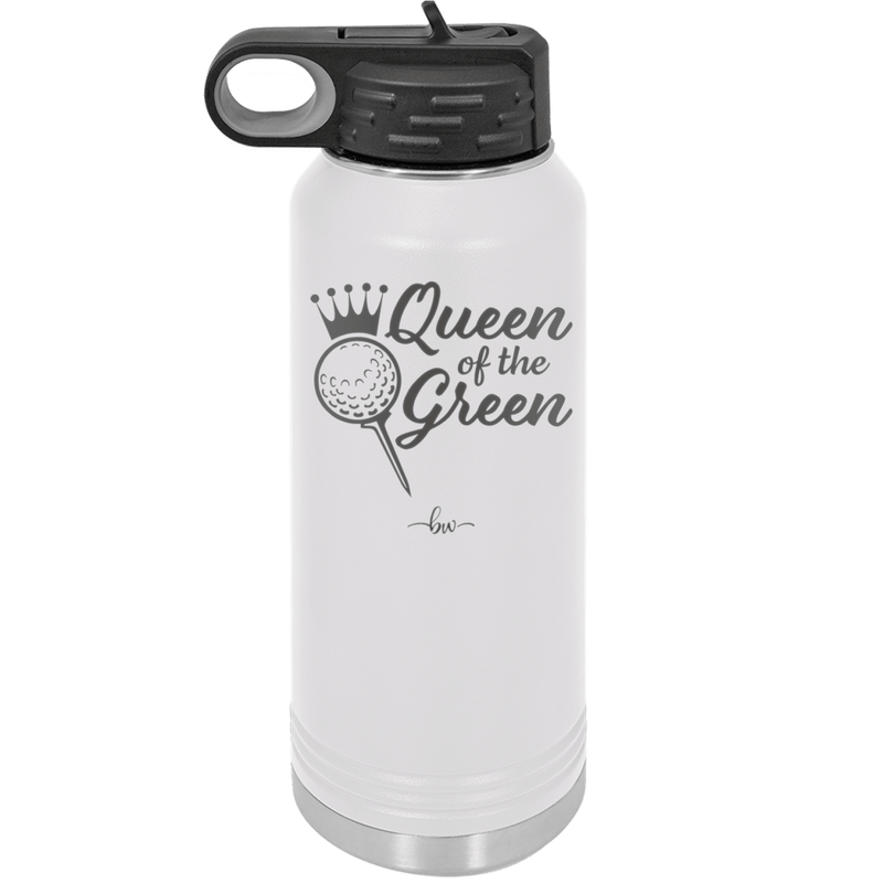 Queen of the Green Woman Golf 4 - Laser Engraved Stainless Steel Drinkware - 1675 -