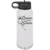 Queen of the Green Woman Golf 4 - Laser Engraved Stainless Steel Drinkware - 1675 -