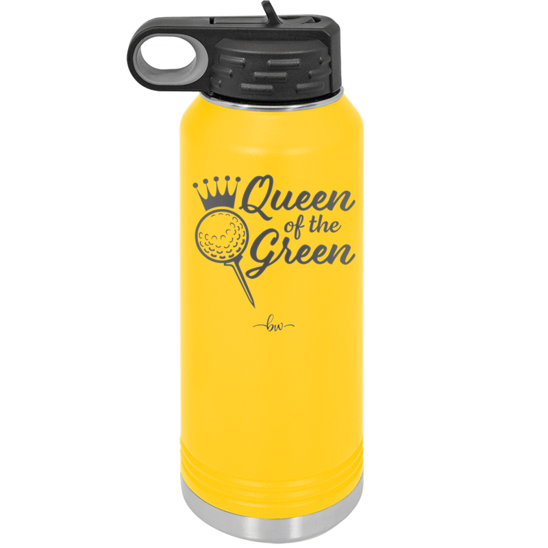 Queen of the Green Woman Golf 4 - Laser Engraved Stainless Steel Drinkware - 1675 -