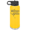 Queen of the Green Woman Golf 4 - Laser Engraved Stainless Steel Drinkware - 1675 -