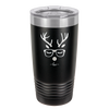 Hipster Reindeer - Laser Engraved Stainless Steel Drinkware - 1679 -