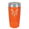 Hipster Reindeer - Laser Engraved Stainless Steel Drinkware - 1679 -