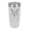 Hipster Reindeer - Laser Engraved Stainless Steel Drinkware - 1679 -
