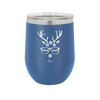 Hipster Female Reindeer - Laser Engraved Stainless Steel Drinkware - 1680 -