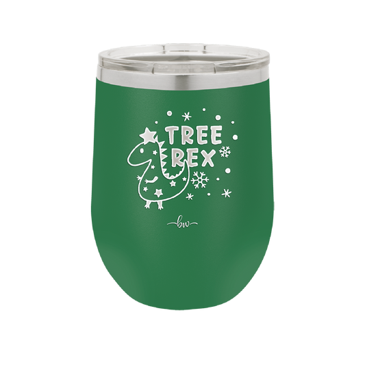 Tree Rex - Laser Engraved Stainless Steel Drinkware - 1681 -