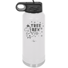 Tree Rex - Laser Engraved Stainless Steel Drinkware - 1681 -