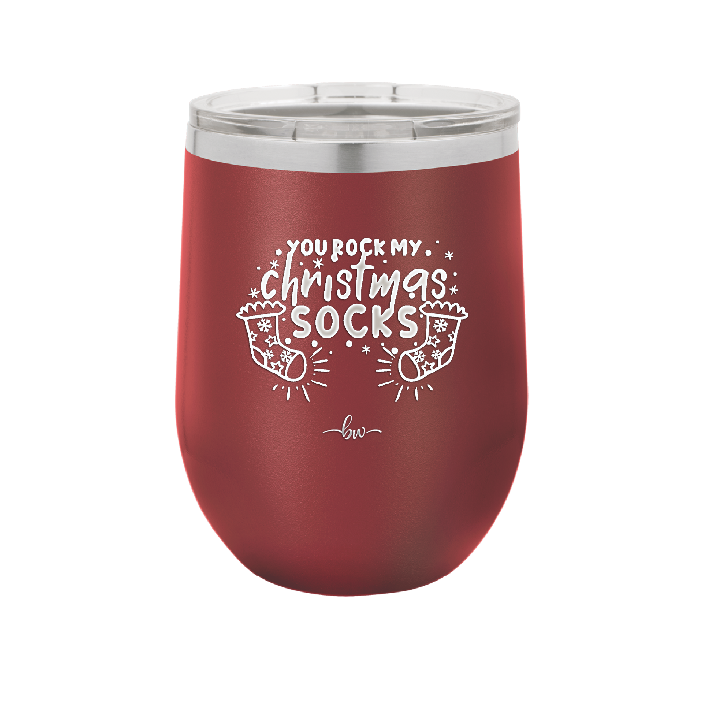 You Rock My Christmas Socks - Laser Engraved Stainless Steel Drinkware - 1682 -