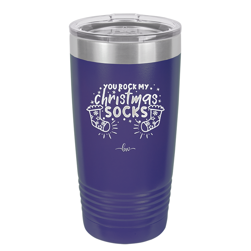 You Rock My Christmas Socks - Laser Engraved Stainless Steel Drinkware - 1682 -