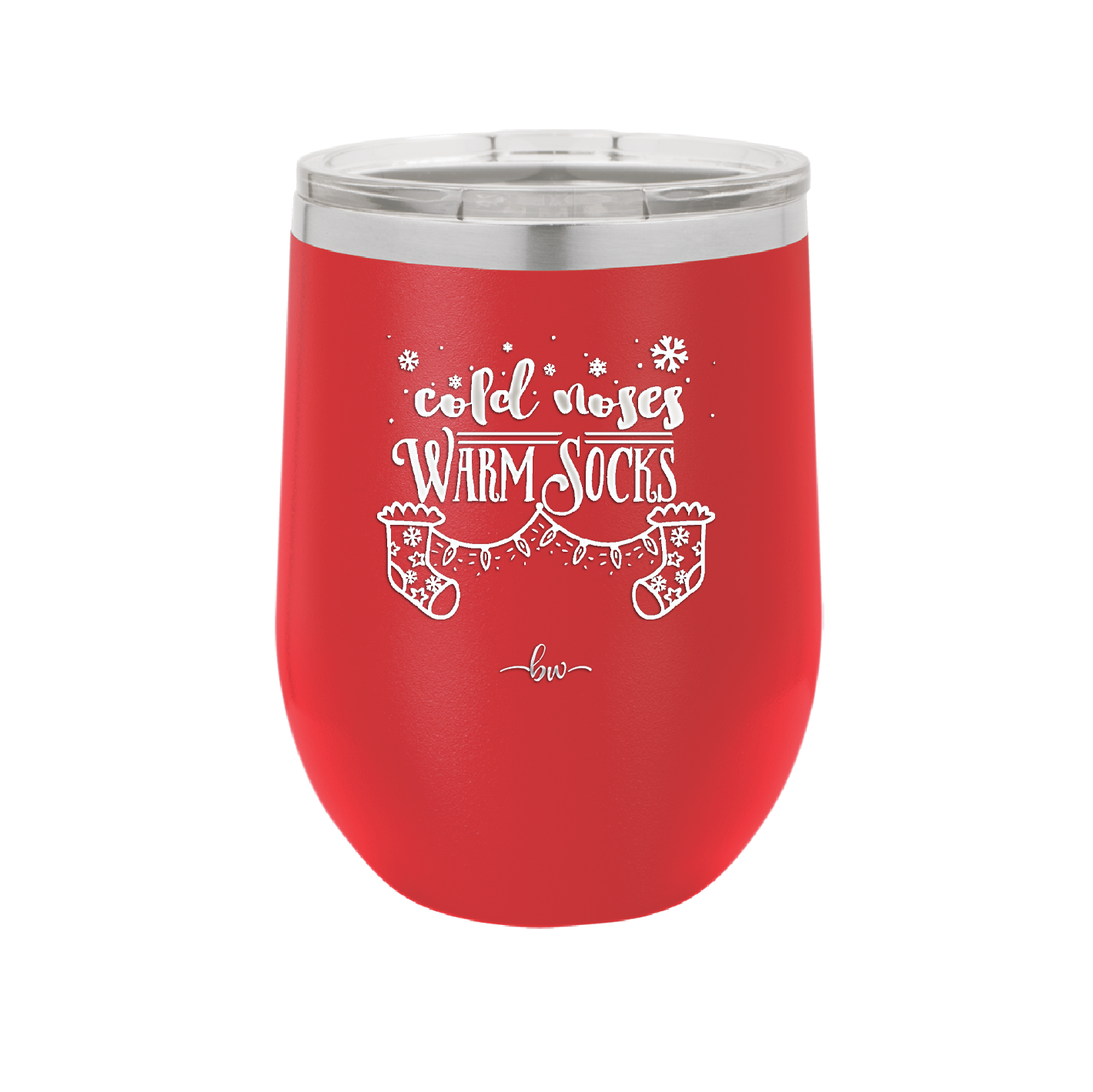 Cold Noses Warm Socks - Laser Engraved Stainless Steel Drinkware - 1684 -