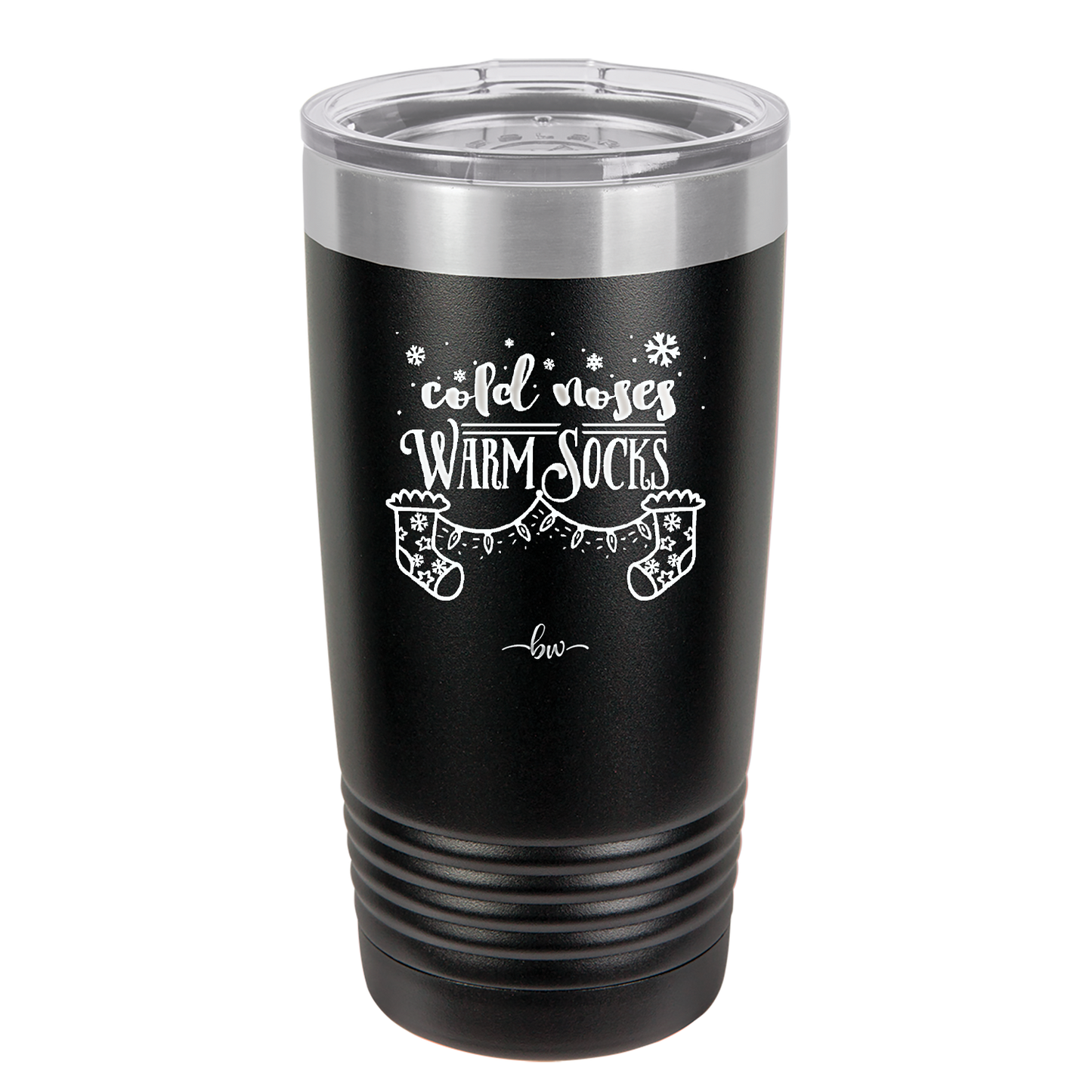 Cold Noses Warm Socks - Laser Engraved Stainless Steel Drinkware - 1684 -