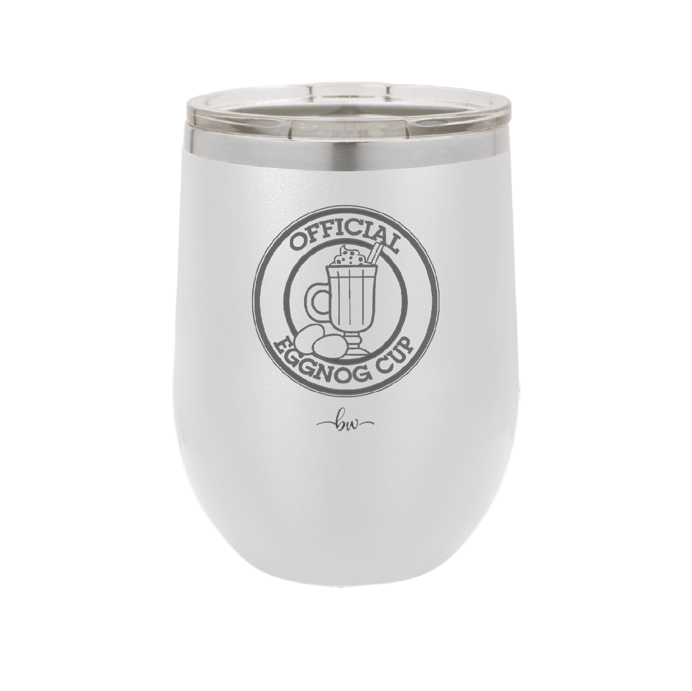 Official Eggnog Cup - Laser Engraved Stainless Steel Drinkware - 1694 -