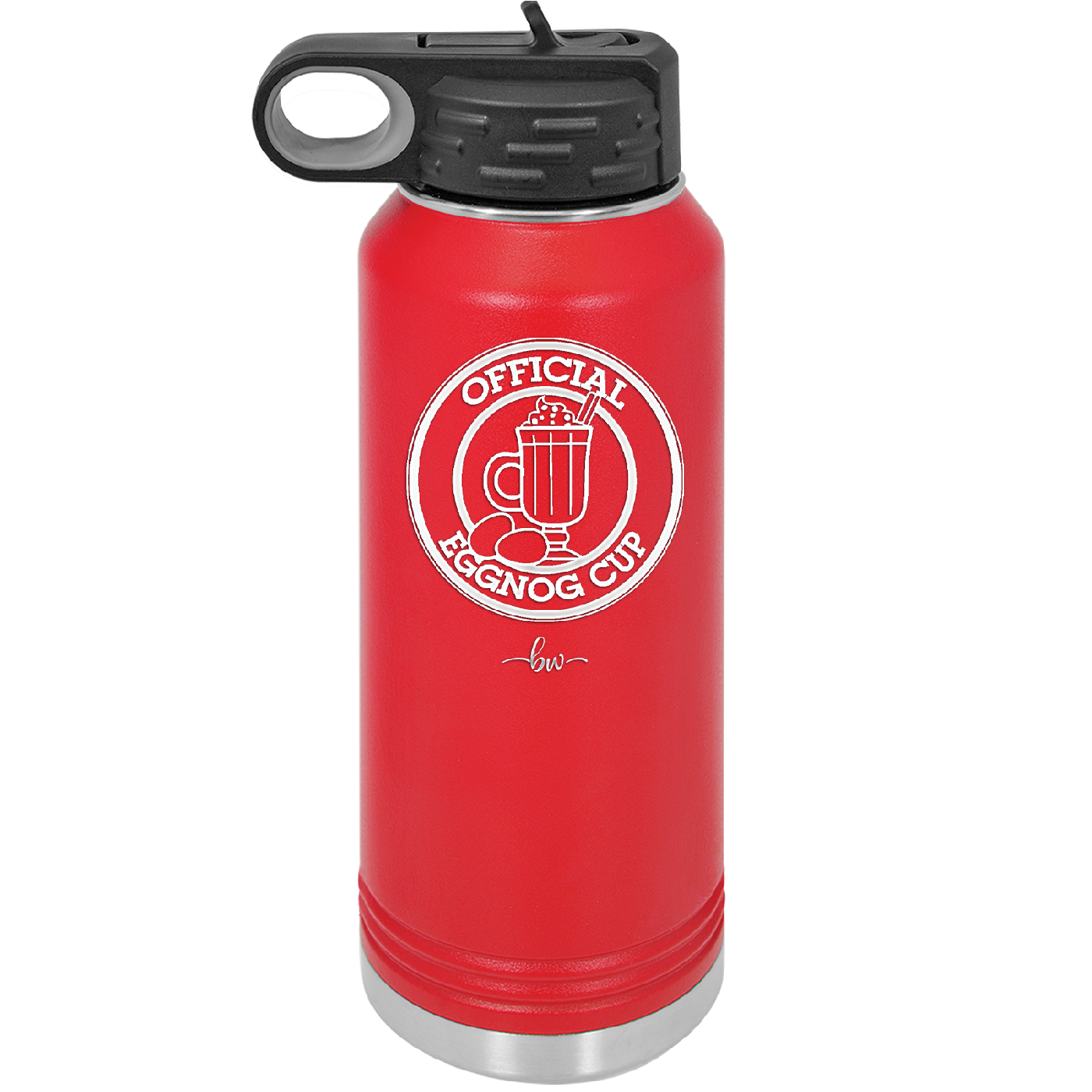 Official Eggnog Cup - Laser Engraved Stainless Steel Drinkware - 1694 -