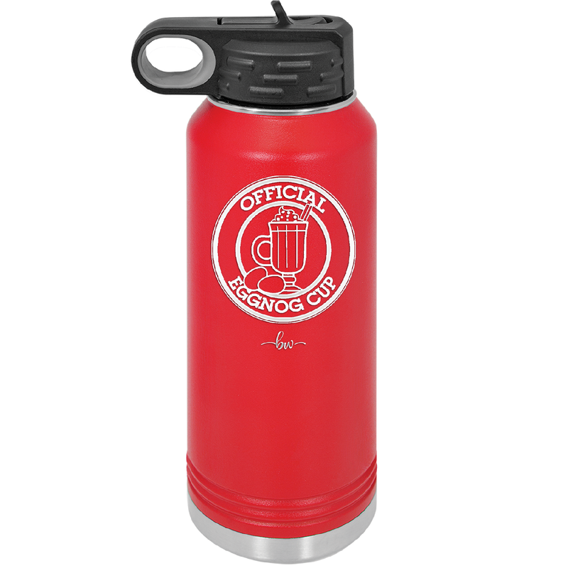 Official Eggnog Cup - Laser Engraved Stainless Steel Drinkware - 1694 -