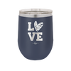 LOVE with Sketchy Heart - Laser Engraved Stainless Steel Drinkware - 1699 -