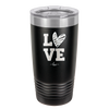LOVE with Sketchy Heart - Laser Engraved Stainless Steel Drinkware - 1699 -