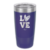 LOVE with Sketchy Heart - Laser Engraved Stainless Steel Drinkware - 1699 -