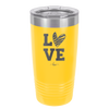 LOVE with Sketchy Heart - Laser Engraved Stainless Steel Drinkware - 1699 -