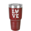 LOVE with Sketchy Heart - Laser Engraved Stainless Steel Drinkware - 1699 -