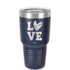 LOVE with Sketchy Heart - Laser Engraved Stainless Steel Drinkware - 1699 -