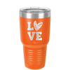 LOVE with Sketchy Heart - Laser Engraved Stainless Steel Drinkware - 1699 -
