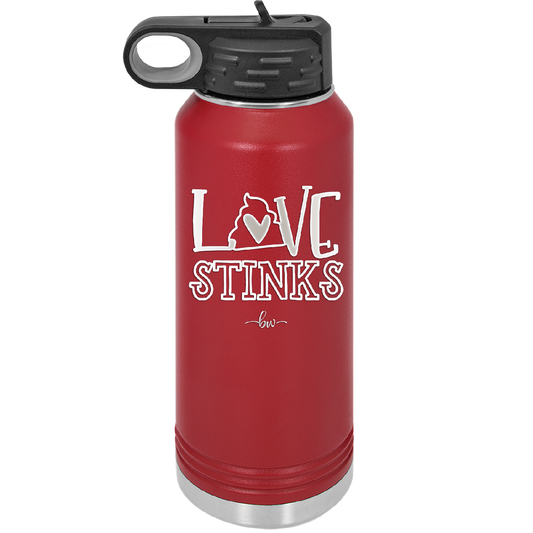 Love Stinks - Laser Engraved Stainless Steel Drinkware - 1700 -