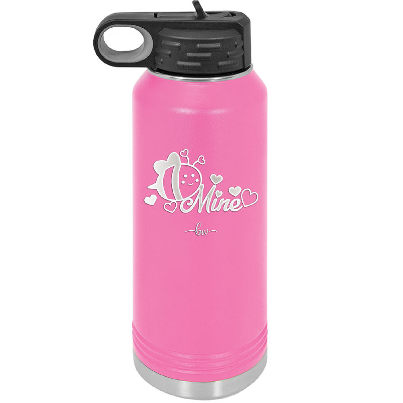 Bee Mine - Laser Engraved Stainless Steel Drinkware - 1702 -
