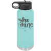 Be Mine Heart - Laser Engraved Stainless Steel Drinkware - 1703 -