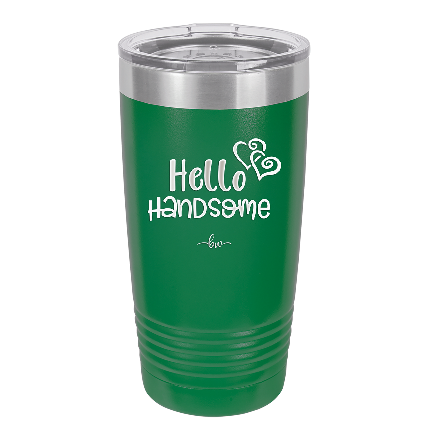 Hello Handsome - Laser Engraved Stainless Steel Drinkware - 1709 -