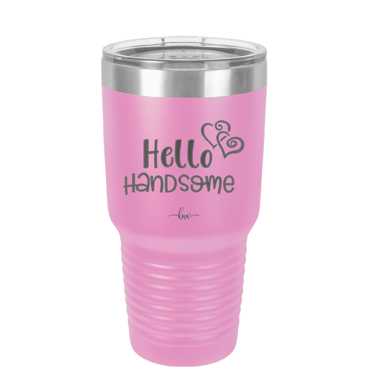 Hello Handsome - Laser Engraved Stainless Steel Drinkware - 1709 -