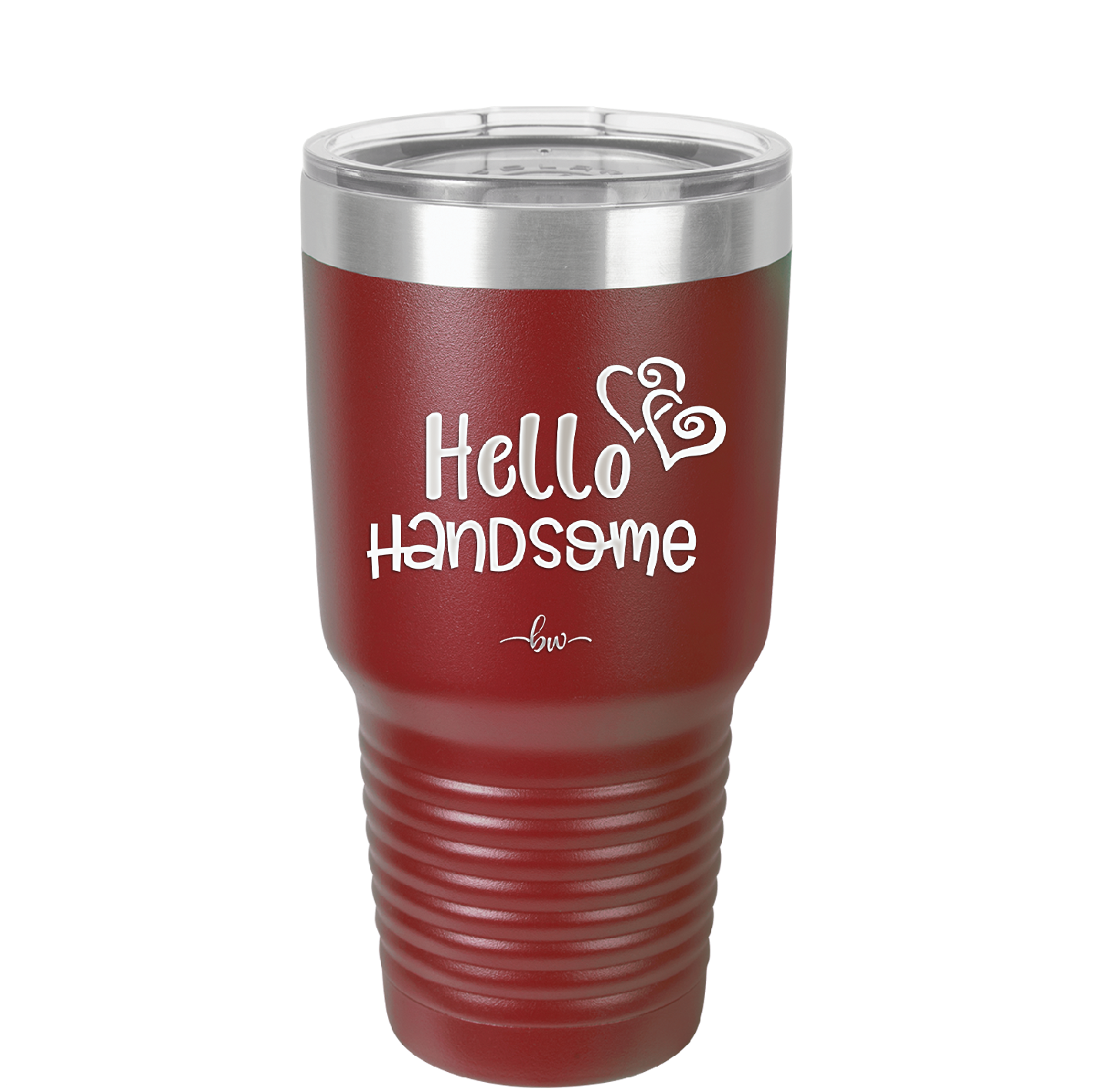Hello Handsome - Laser Engraved Stainless Steel Drinkware - 1709 -