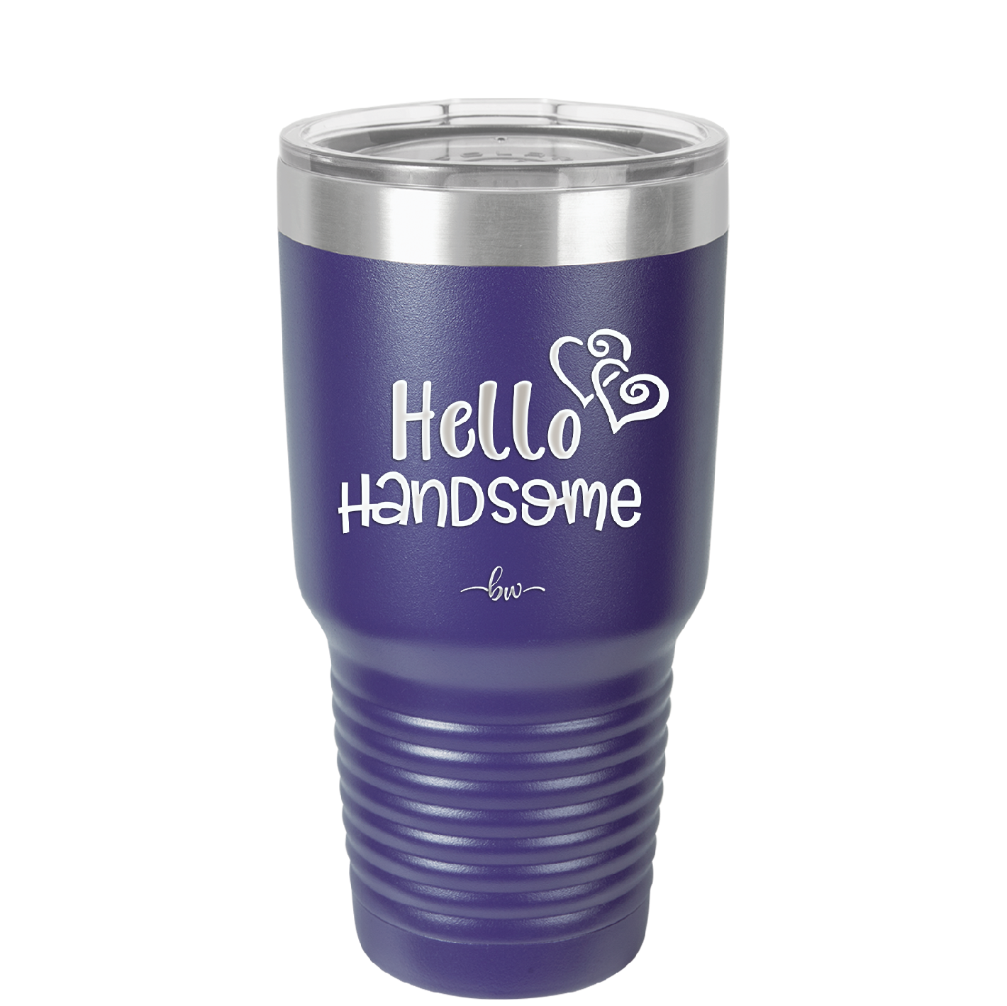 Hello Handsome - Laser Engraved Stainless Steel Drinkware - 1709 -