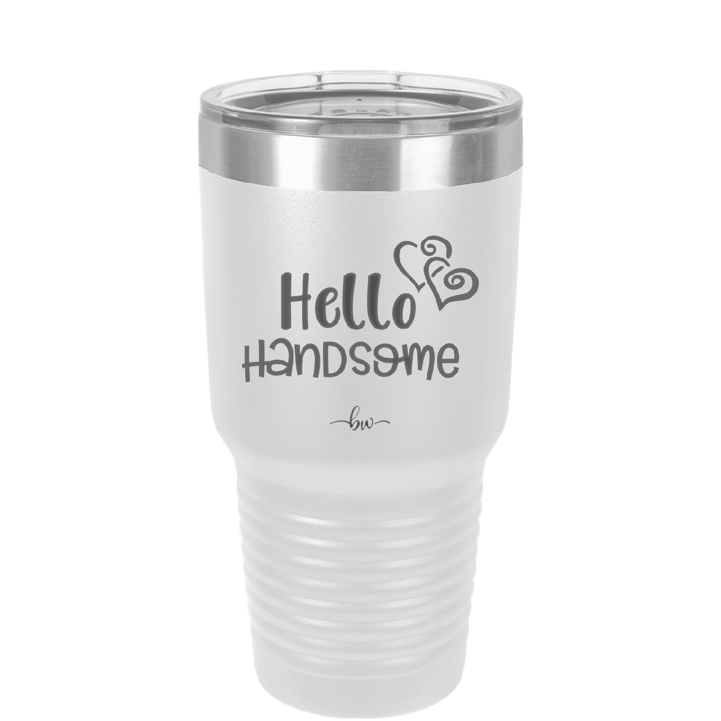 Hello Handsome - Laser Engraved Stainless Steel Drinkware - 1709 -