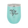 Me and You Hearts - Laser Engraved Stainless Steel Drinkware - 1712 -