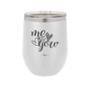 Me and You Hearts - Laser Engraved Stainless Steel Drinkware - 1712 -