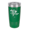 Me and You Hearts - Laser Engraved Stainless Steel Drinkware - 1712 -