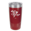 Me and You Hearts - Laser Engraved Stainless Steel Drinkware - 1712 -